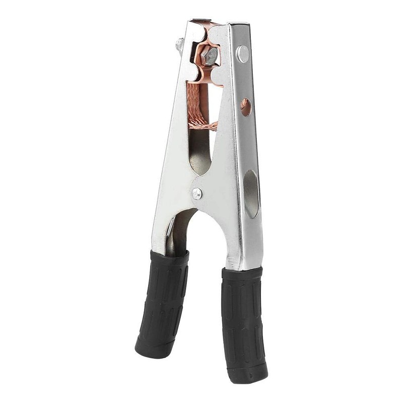 Ground Clamp 800a Brass Nickel-Plated Welding Grounding Cable Clamp for