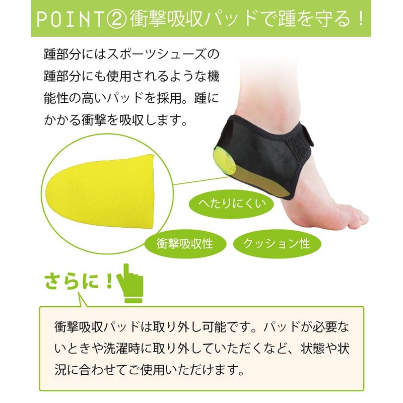 Bonbone Heel Alignment Heel Supporter Black Right L