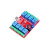 LIVISN 8-Channel 24V 10A USB Control Switch Relay Module No