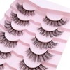 Lashes False Eyelashes Natural Wispy Cat Eye Lashes Fluffy Pack