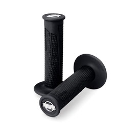 ProTaper Black Clamp-On Full Diamond Grips Pair for Most 2-Stroke and 4-Stroke Motocross Models 021693