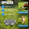 Peasur Mini Solar Ground Lights Outdoor, 2 Pack Flat Solar