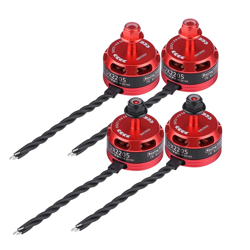 4pcs DX2205 2300KV 2-4S Brushless Motor for X210 X220 250