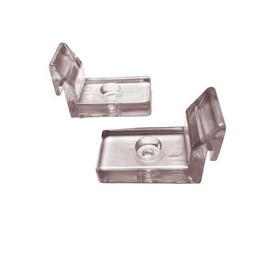 Gordon Glass® Translucent Bronze Shower Door Jamb Guide/Bumper for Sliding Shower Doors - Pack of 2