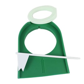 ANCLLO Golf Putting Regulation Cup Hole Flag for Men Women Plastic Golf Putting Cup Practice Aid with Removable White Flag