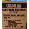 Carolina New Student Microscope 30x magnification triple lens’s system New