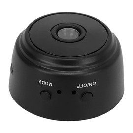 Asixxsix Cámara Inalámbrica HD, Exquisita y Compacta, Cámara de Niñera Pequeña 1080P con Cubierta Trasera Magnética para el Automóvil de la Oficina en el Hogar (Negro)