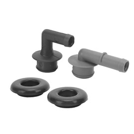 Aramox - Juego de 4 Codos de Válvula de Ventilación PCV CCV con Ojales de Repuesto para Instalación Fija para Grand Cherokee WJ 4.0L 00-04 OEM: 53013360AA