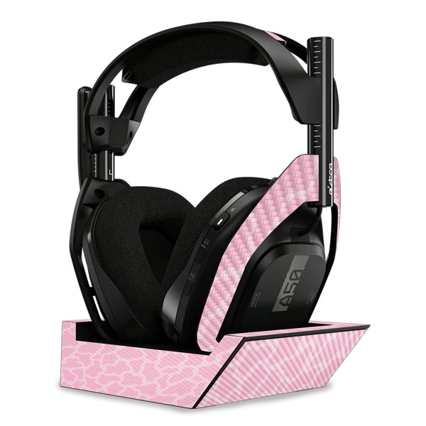 MightySkins Carbon Fiber Skin Compatible with Astro A50 Wireless Headphones