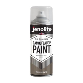 JENOLITE Army Camouflage Paint Twin Pack Olive Green & Mud Brown 2 x 400ml Ideal for Model Making, Paintball, Airsoft, Military Vehicles