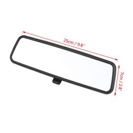 Suuonee espejo retrovisor, interior del automóvil retrovisor interior para B5 MK4 99-05 3B0857511G(Negro)