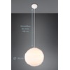 lightling Frieda Pendant Lamp with Plush Shade, Height Adjustable, Ceiling