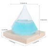 Distinctive Diamond Shape Weather Forecast Glass Bottle Home Decoration Birthday