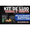 JYE Kit para Barba y Bigote: Shampoo de Bergamota, Peine