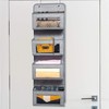 BrilliantJo Over Door Storage Organiser, 4 Pockets Soft Fabric Hanging