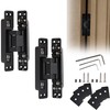 Riyhch 2 PCS 6 inch Hidden Door Hinge, Concealed Door