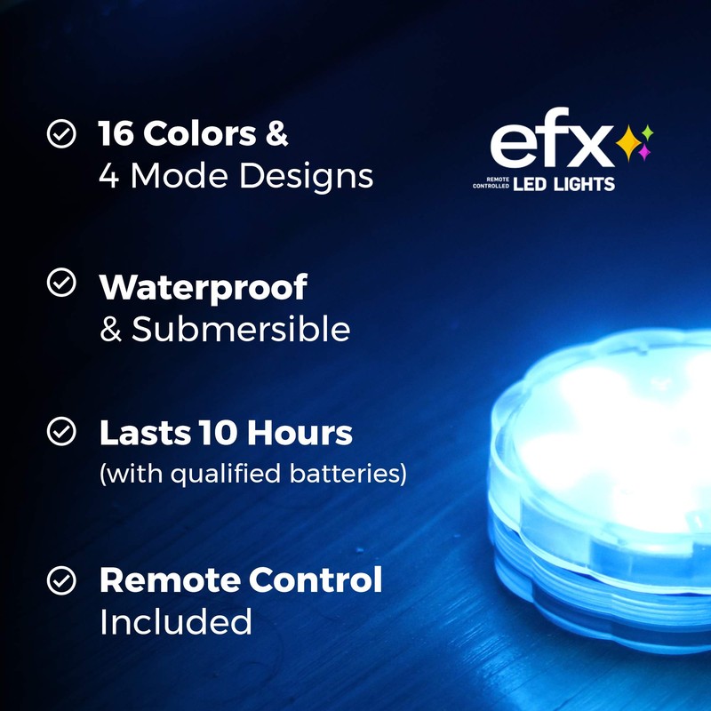 LUMN8 EFX by Boundery - Multicolor Accent Submersible, Waterproof LED