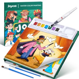 JoyCat Paint with Water Coloring Books for Toddlers, Watercolor Painting Sets for Kids Ages 3-5 4-8, Arts and Crafts Drawing Activities Toy Birthday Gift for Boys Girls (Occupations)