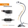 LEPOWER Clip on Light/Clip on Lamp/Light Color Changeable/Night Light Clip