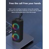 FKLBBLPM Portable Bluetooth Speaker with RGB Lights
