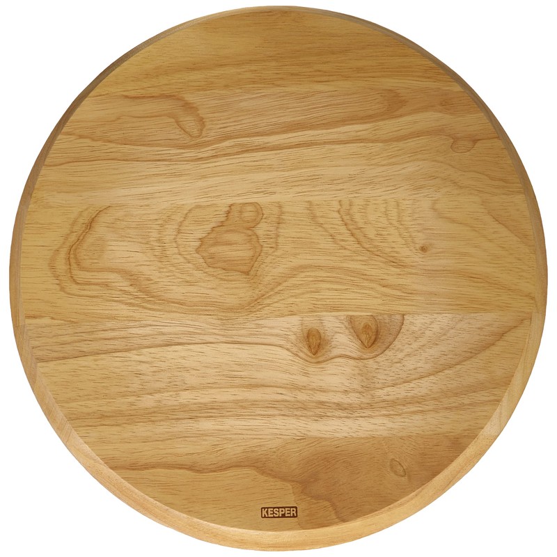 Kesper 60462 Pizza Plate 32 x 2 cm Rubber Tree