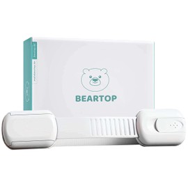 Beartop Baby Child Safety Drawer Lock - Secure Grip - Glue - Lock for Cupboards, Drawers and More