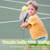 Pack of 3 Tennis Balls with Cord, Tennis Trainer, Tennis