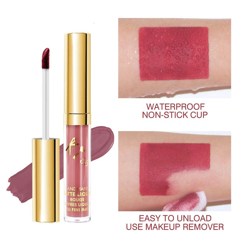 12 Pieces/Lot Lipstick Set, Matte Velvet Liquid Lipsticks, Waterproof, Non-Stick