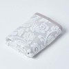 HOMESCAPES Luxury Beige Hand Towel 100% Turkish Cotton Patterned Small