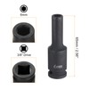 HARFINGTON Deep Impact Socket 3/8" Square Drive by 6mm Metric