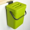 COMTAR Kitchen Waste Bin with Hooks 5L, Indoor Kitchen Sealed