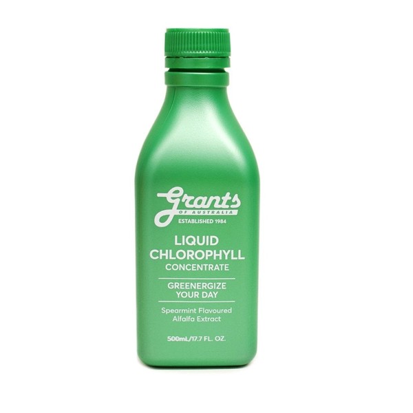 Grants Of Australia Liquid Chlorophyll Concentrate (Spearmint Flavoured Alfalfa Extract) 500ml