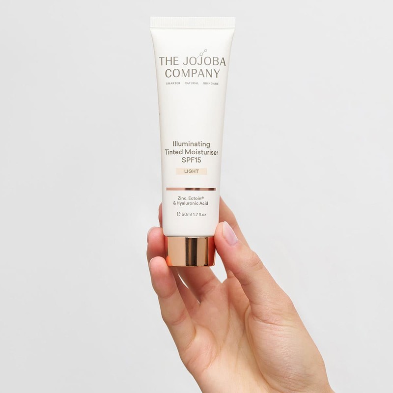 The Jojoba Company Illuminating Tinted Moisturiser SPF15, 50ml / Light