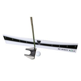 Be Right Golf Putting Plane Rail, Portable Practice Putting Trainer Aid, Use Outdoors or on Indoor Putting Mat. Putting Stroke Trainer.
