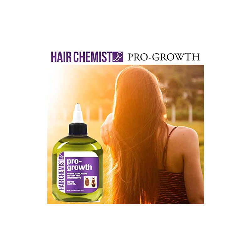 Hair Chemist Aceite Para El Cabello Pro-Growth Biotina 7.1 Oz.