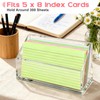 5x8 Index Card Holder, Clear Acrylic 5x8 Index Card Organizer