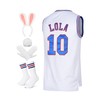 Men's Basketball Jersey Lola #10 Space Movie Jersey 90S Hip