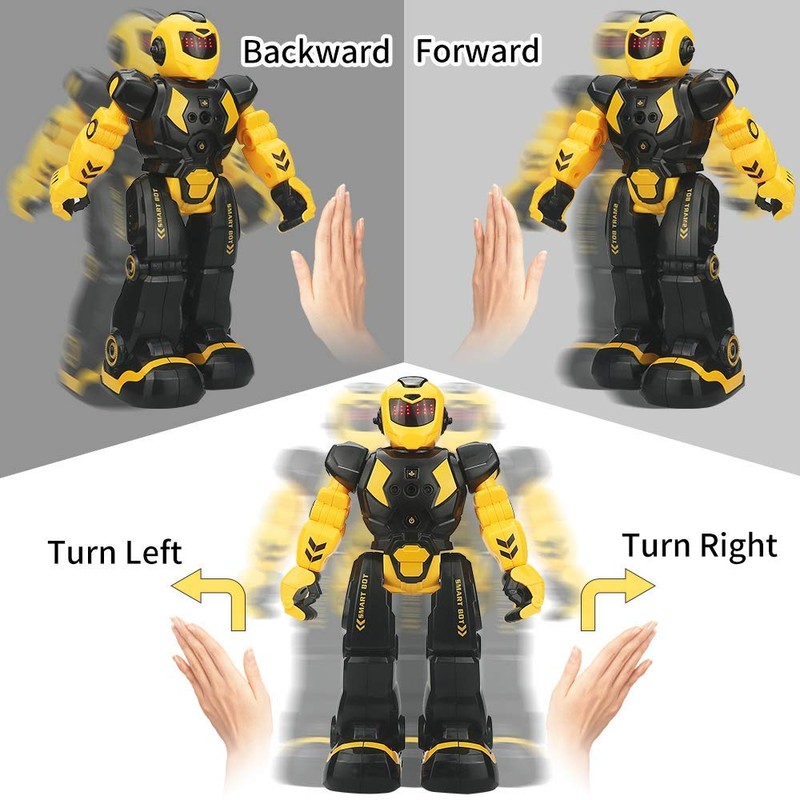 HUSAN Remote Control Robot For Kids, Intelligent Dancing Robot With