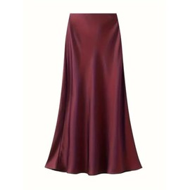 Estationeryhouse Satin Silk Saree Petticoat Solid Inskirt Underskirt Skirt Indian Sari Inner wear (UK, Alpha, One Size, Regular, Regular, Dusty Pink)