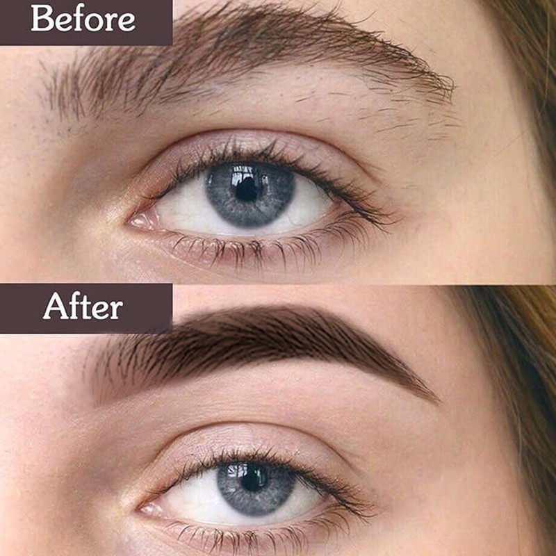 AWAVM 7 Sheets 4D Hair-Like Waterproof Eyebrow Tattoo Stickers Eyebrow