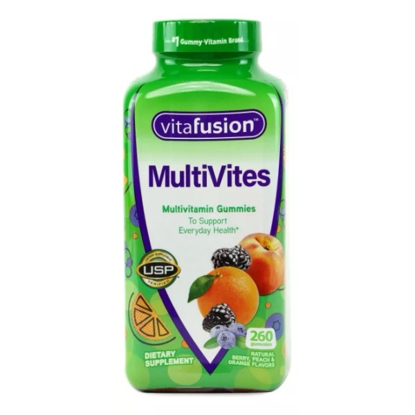 Vitafusion Multi-vites Multivitaminas 260 Gomitas Sabor Frutas