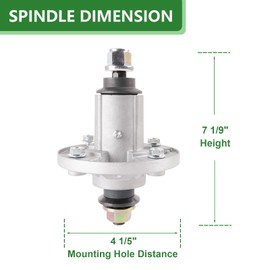 JYLEYJ Mower 42 Deck Rebuild Kit Compatible with Ex Mark to ro Time Cutter Z5000 Z5020 Z5030 Includes 3 Spindle 117-0751 121-0751, 3 Blade 110-6837-03 112-9759-03, 3 Idler 106-2175, 1 Be lt 119-8820