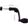 2Pcs Black Universal Plastic Power Handle Fishing Reels Crank Rock