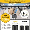 Heavy Duty Car Clothes Hanger Bar 30-64 inches, 4Pcs Additional