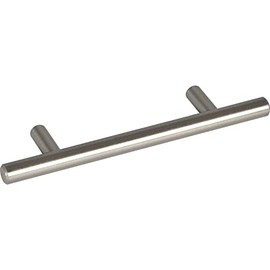 Sun Chain Senna LA Handle 96 mm - Handles for Kitchen Cabinets - Cabinet Handles Barrel Width 160 mm Steel Stainless Steel Effect