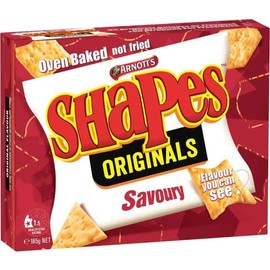 Arnotts Bulk Shapes Savoury *Original Flavour* 185g ($3.50 each x 12 units)