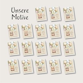 Personalisierte Zwillinge Geburtstagskarte zum 1. 2. 3. 4. 5. 6. 7. 8. usw. Geburtstag, Gru√ükarte, Gl√ºckwunschkarte individuell, viele Motive, mit Namen (Fuchs)