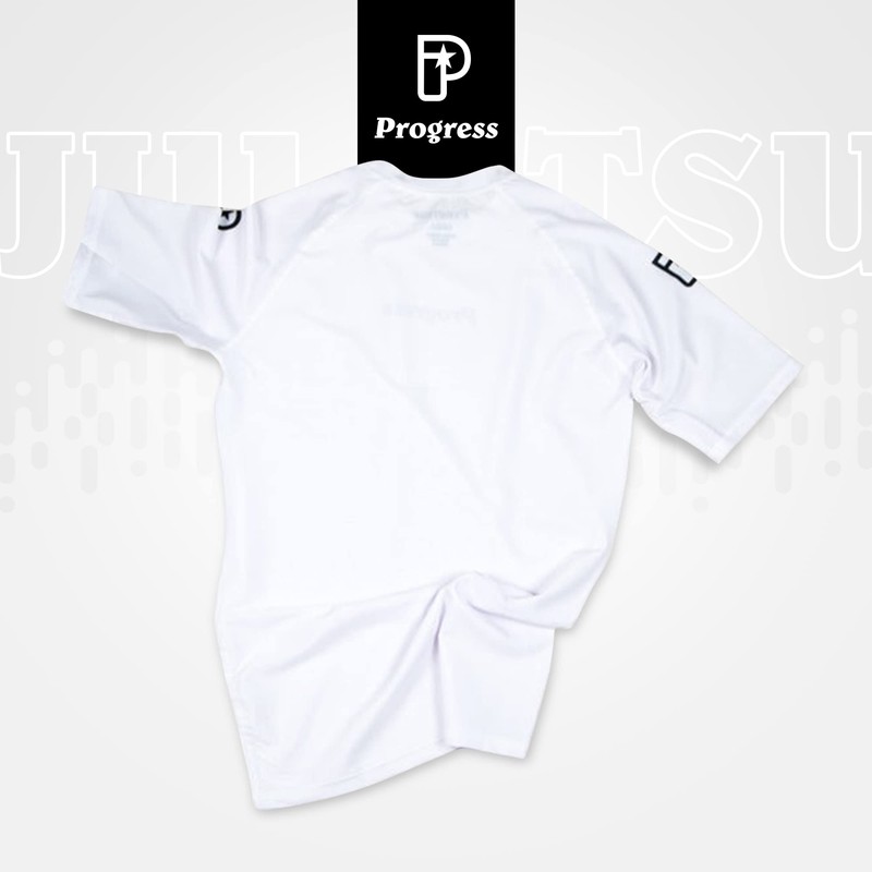 Progress Jiu Jitsu Academy Short SleeveRashguard | Flexible and Durable