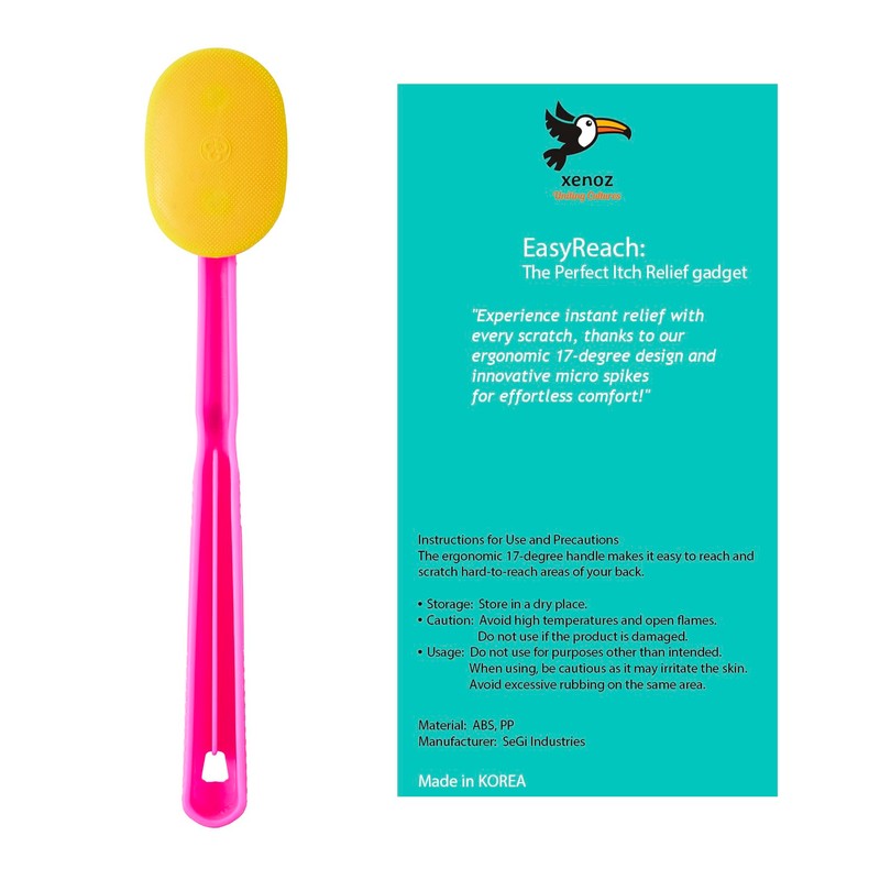 xenoz EasyReach Back Scratcher & Massager – Ergonomic Itch Relief
