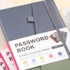 Cikoopul Password Keeper Book with Alphabetical Tabs for Seniors, Password